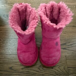 UGG Pink Cozy Suede Boots